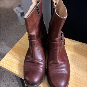 Frye leather harness short boot size 7.5 women